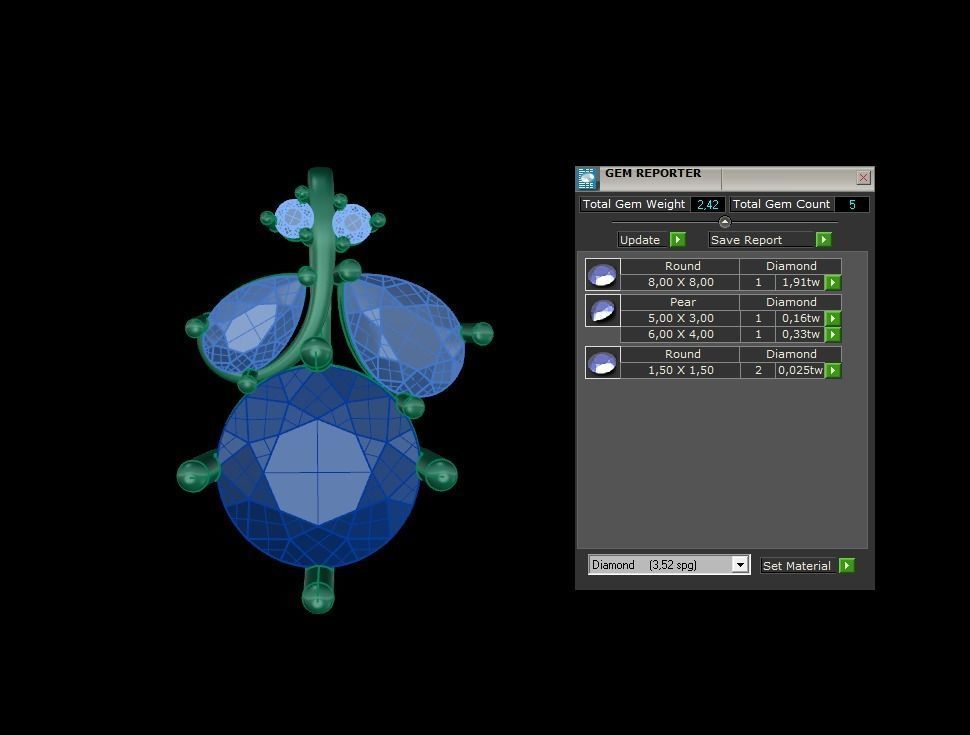 Pendant 68 3D print model_6