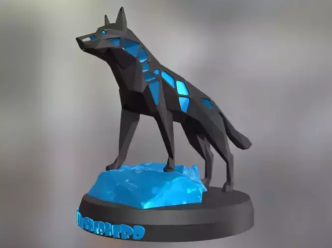 Voronoi German Shepherd Rock