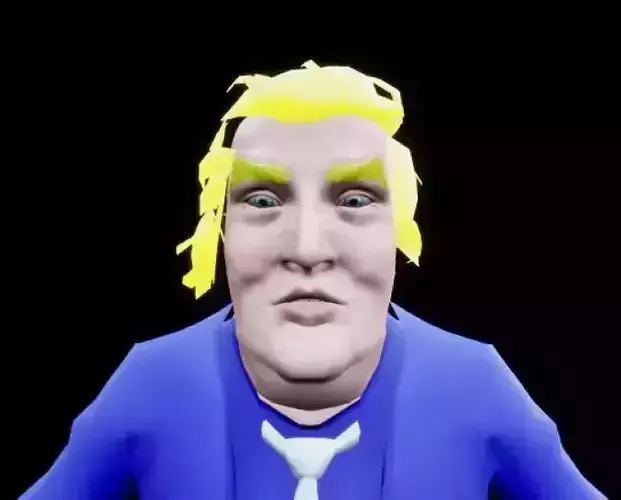 Trump Model donald in suit