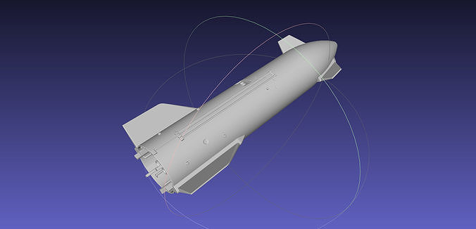 Space X Starship SN10 Printable Model 3D print model