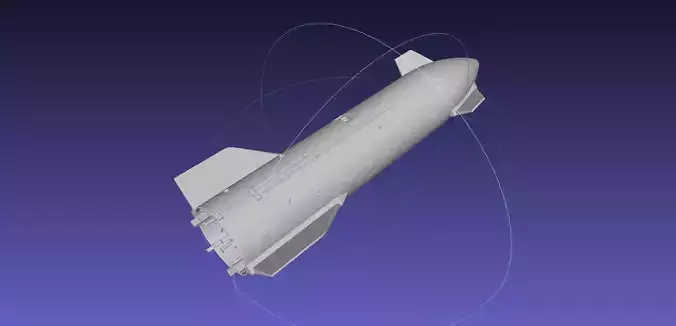 Space X Starship SN10 Printable Model 3D print model