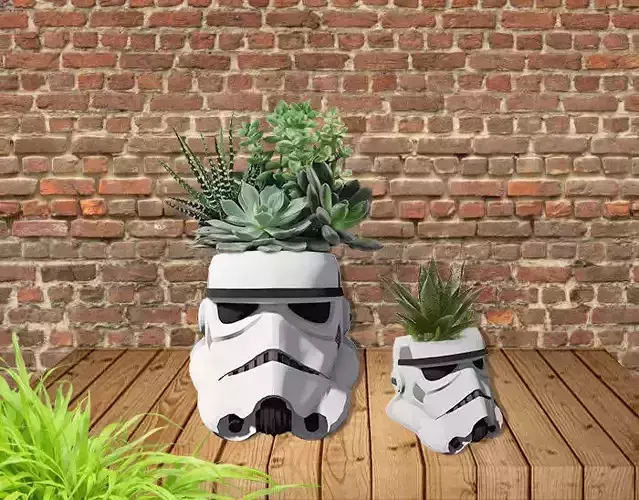 STORMTROOPER PLANTER POT PENCIL CUP