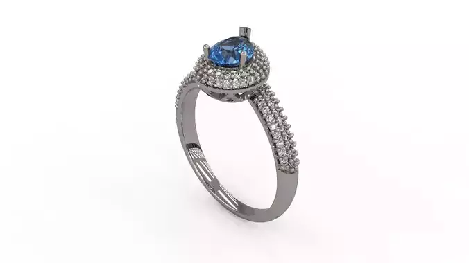 Woman Solitaire Ring 121