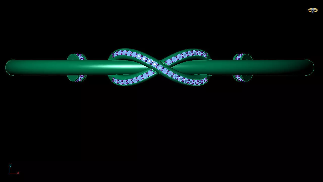 Tiffany Bracelet Infinity Replica 3D print model