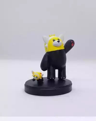 Pokemon Stufful and Bewear