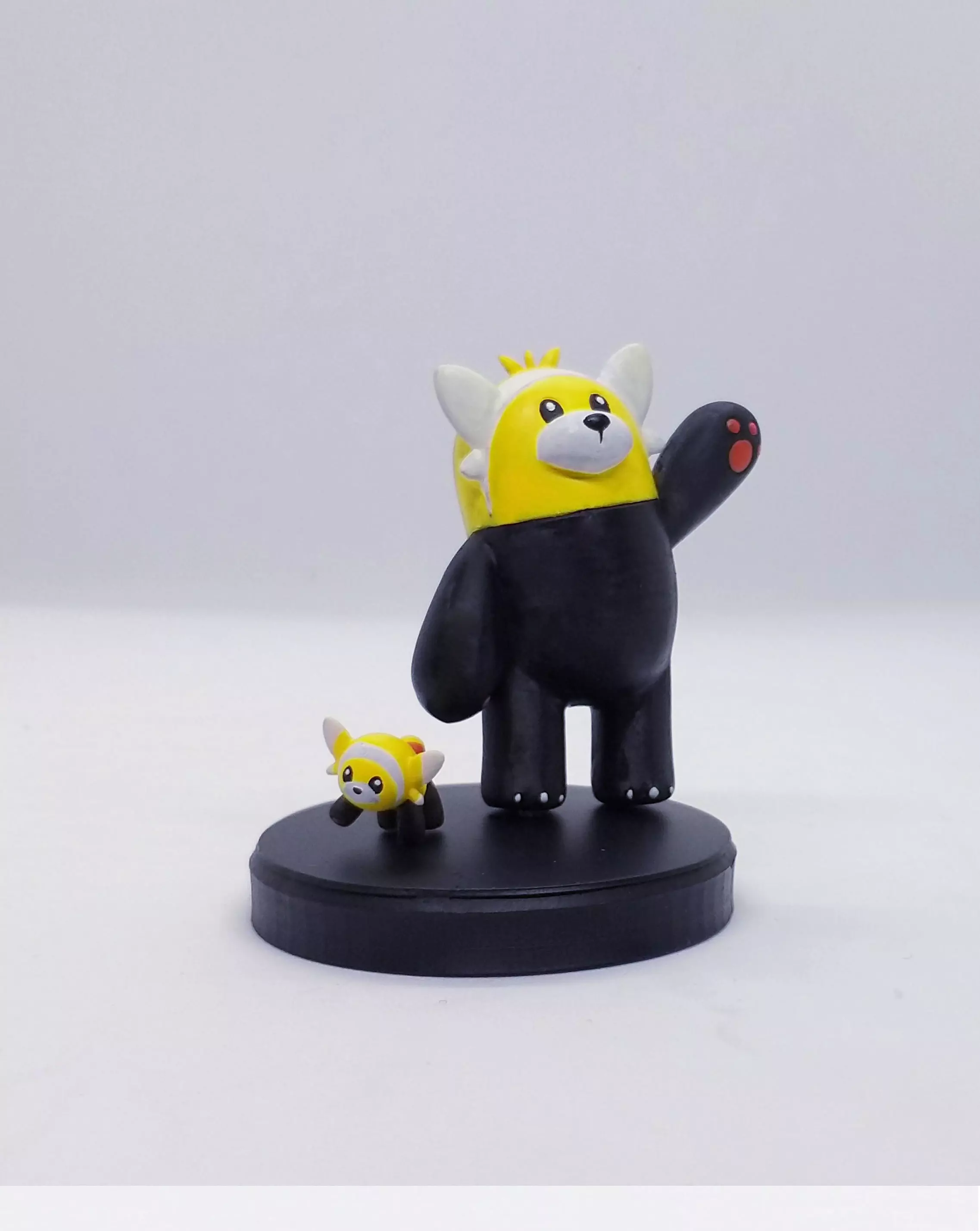 Pokemon Stufful and Bewear 3D print model