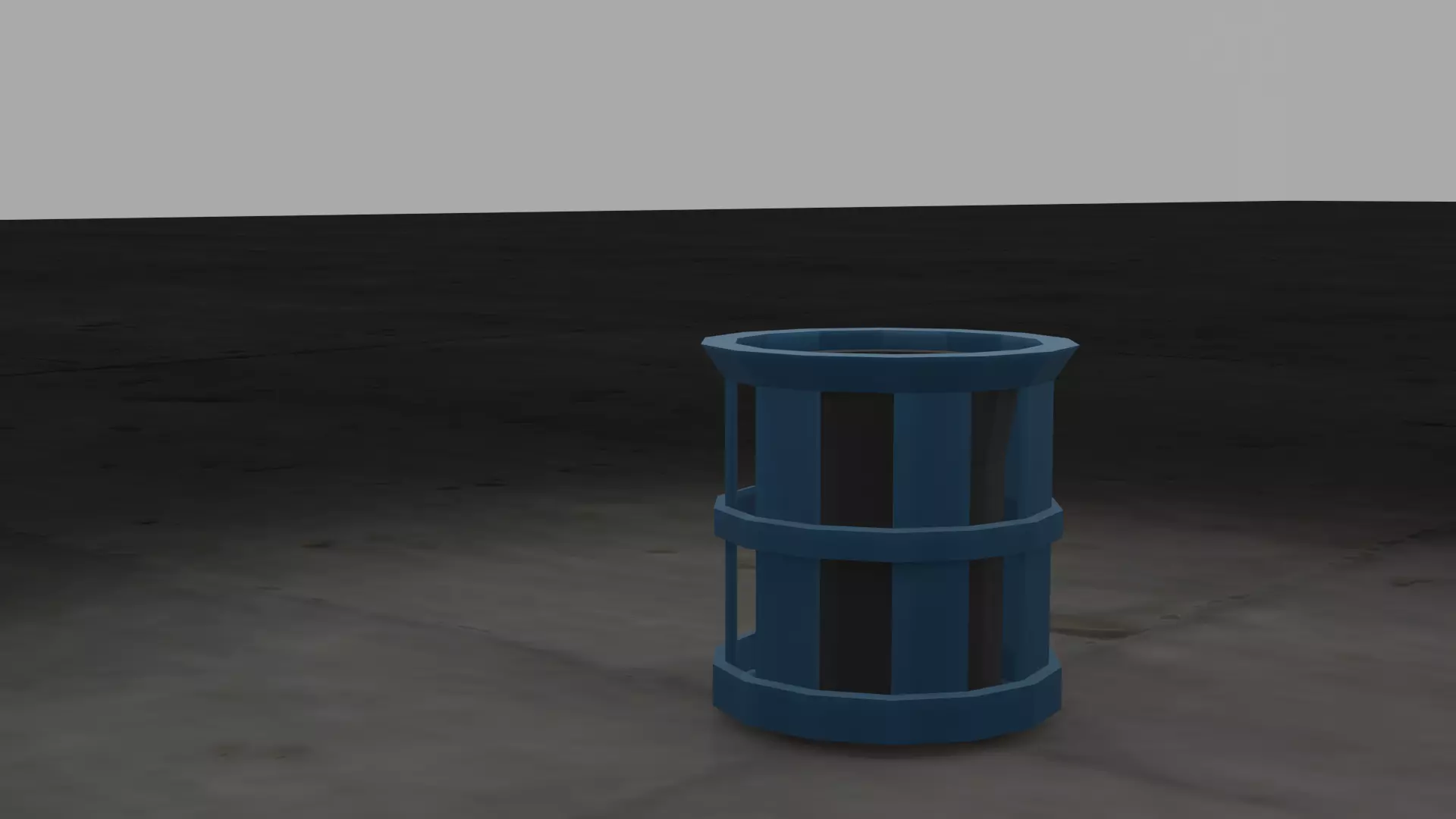 Low poly Trashcan trash can gta san andreas gta san andreas g... Free 3D print model