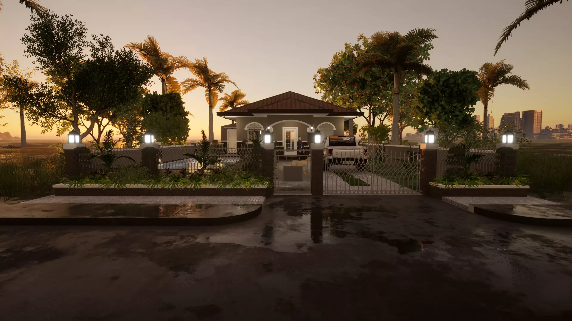 Bungalow House 3D model_0