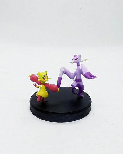 Pokemon Mienfoo and Mienshao 3D print model