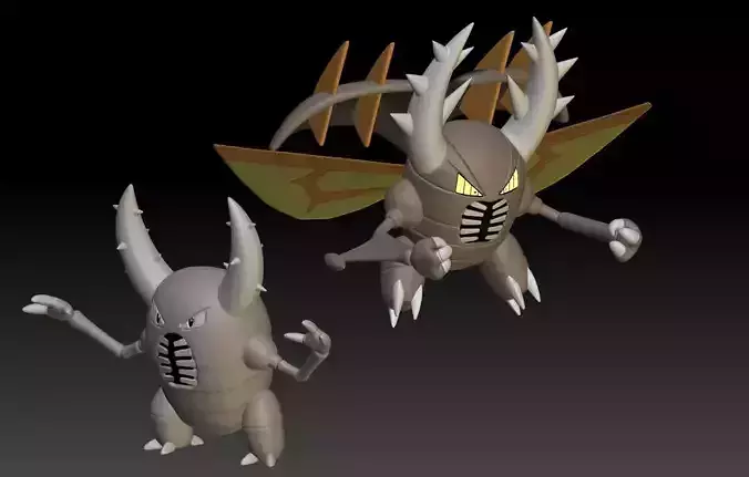 Pokemon Pinsir Mega Evolution 3D print model