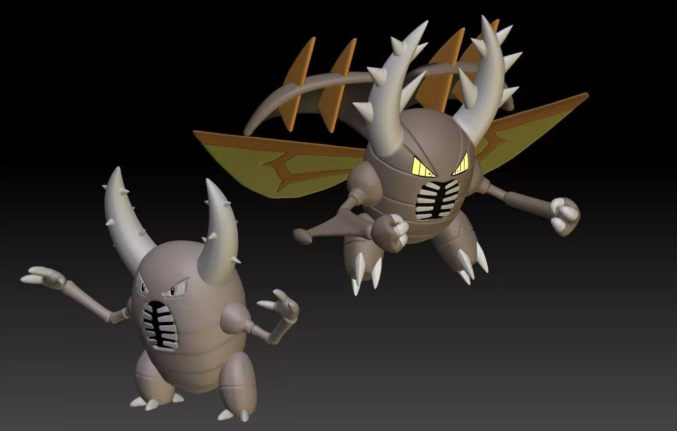 Pokemon Pinsir Mega Evolution 3D print model_0