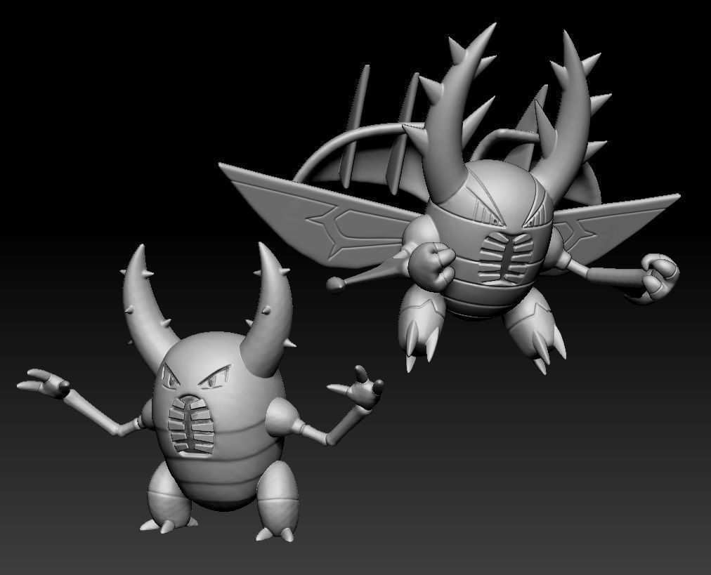 Pokemon Pinsir Mega Evolution 3D print model_3