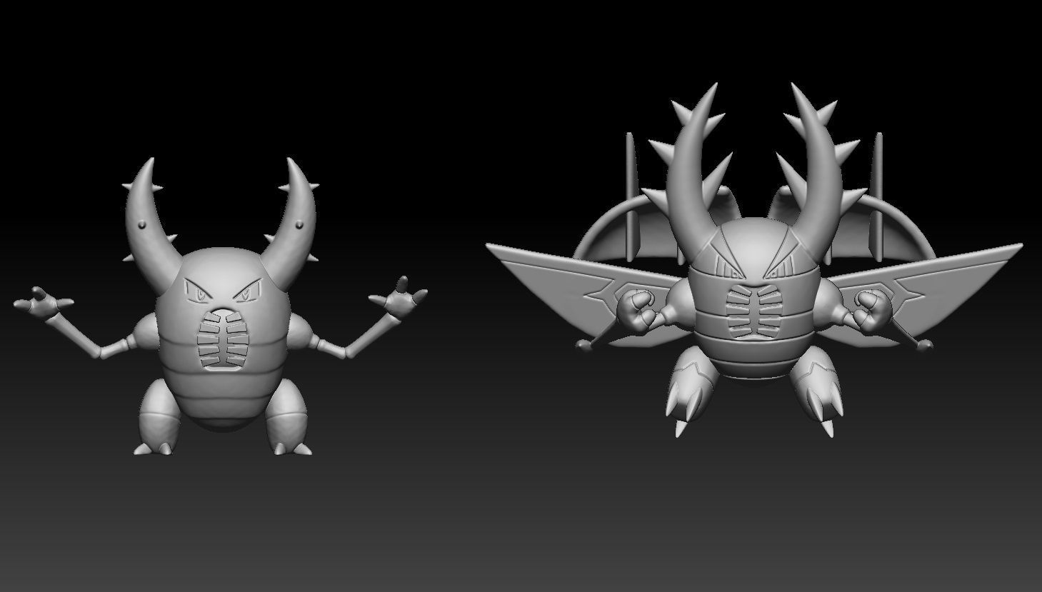Pokemon Pinsir Mega Evolution 3D print model_1