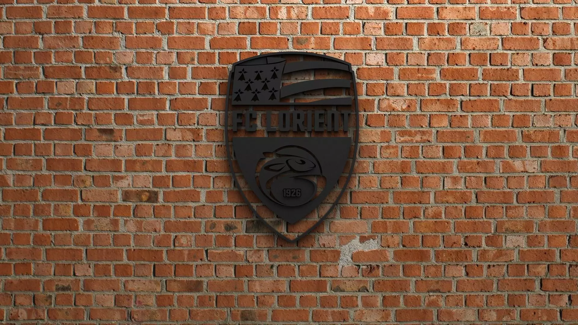FC Lorient Logo 3D print model_0