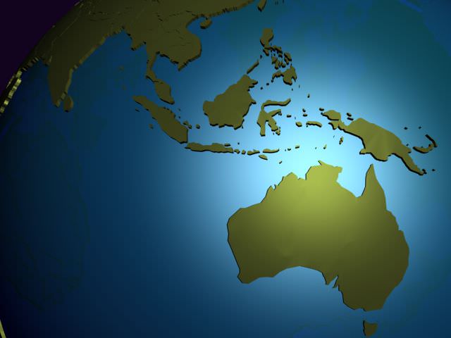 Earth Political Globe 3D model_1