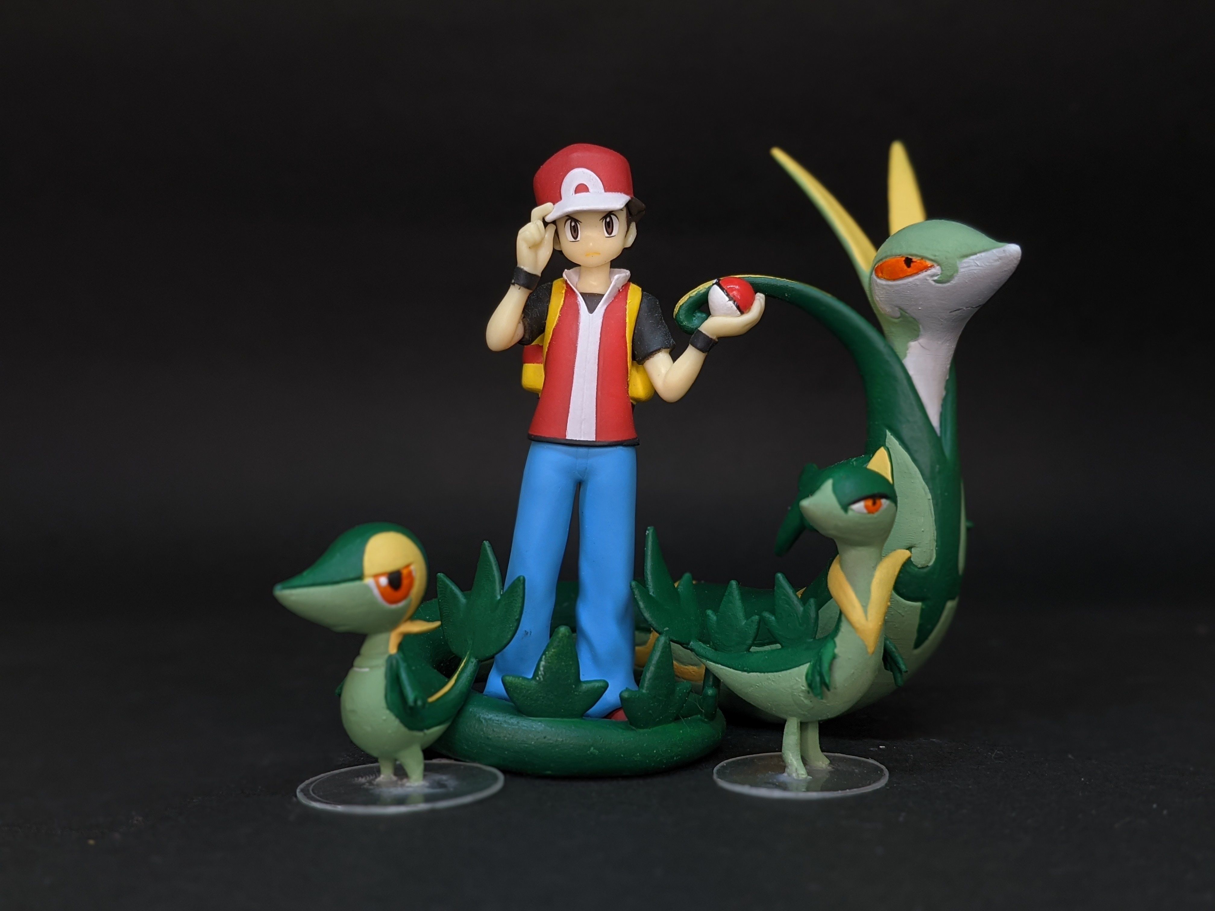 Pokemon Snivy Servine Serperior 3D print model_2