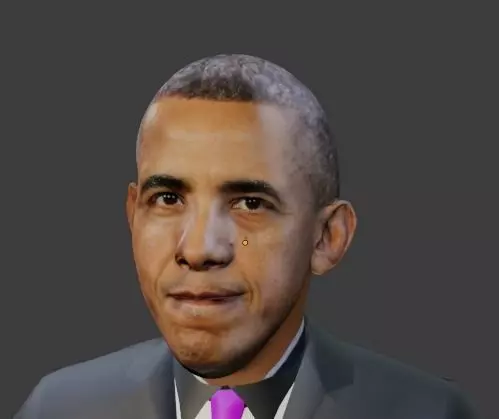 OBAMA 3D MODEL in suit 3D model