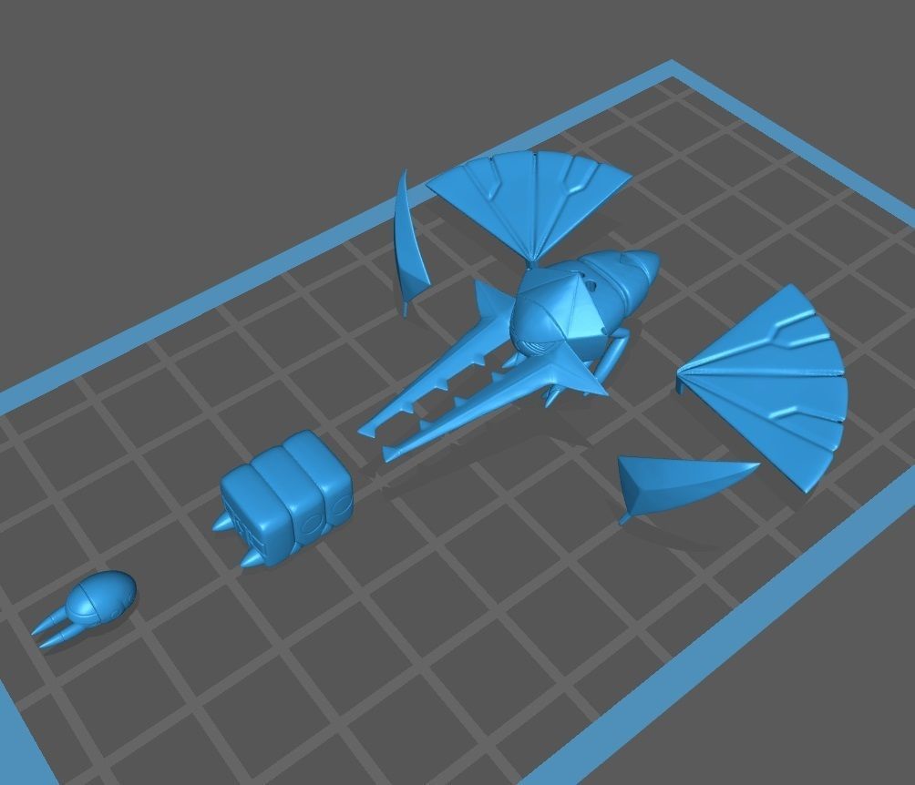 Pokemon Grubbin Charjabug Vikavolt 3D print model_2