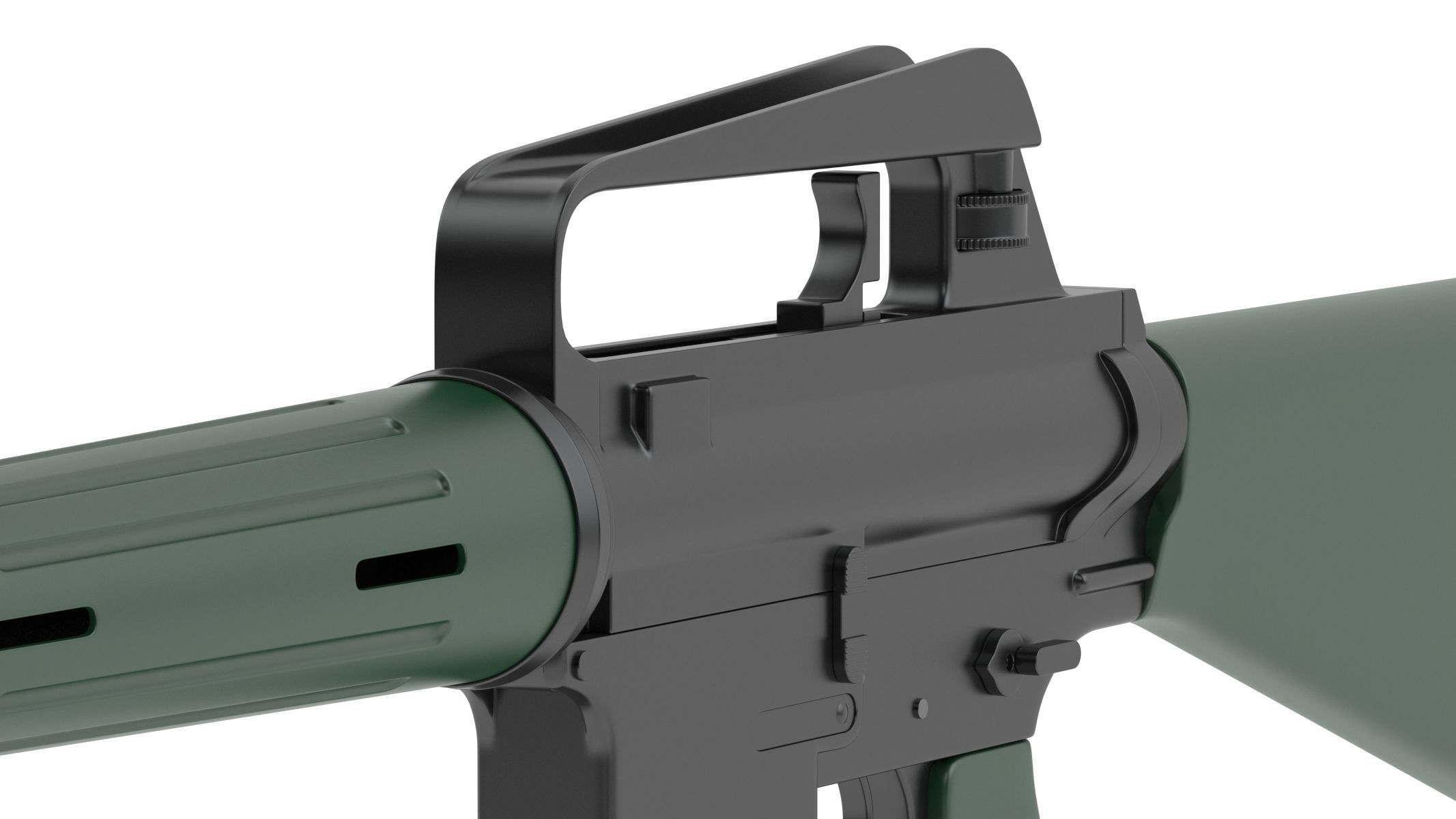 ArmaLite AR-10 3D model_7