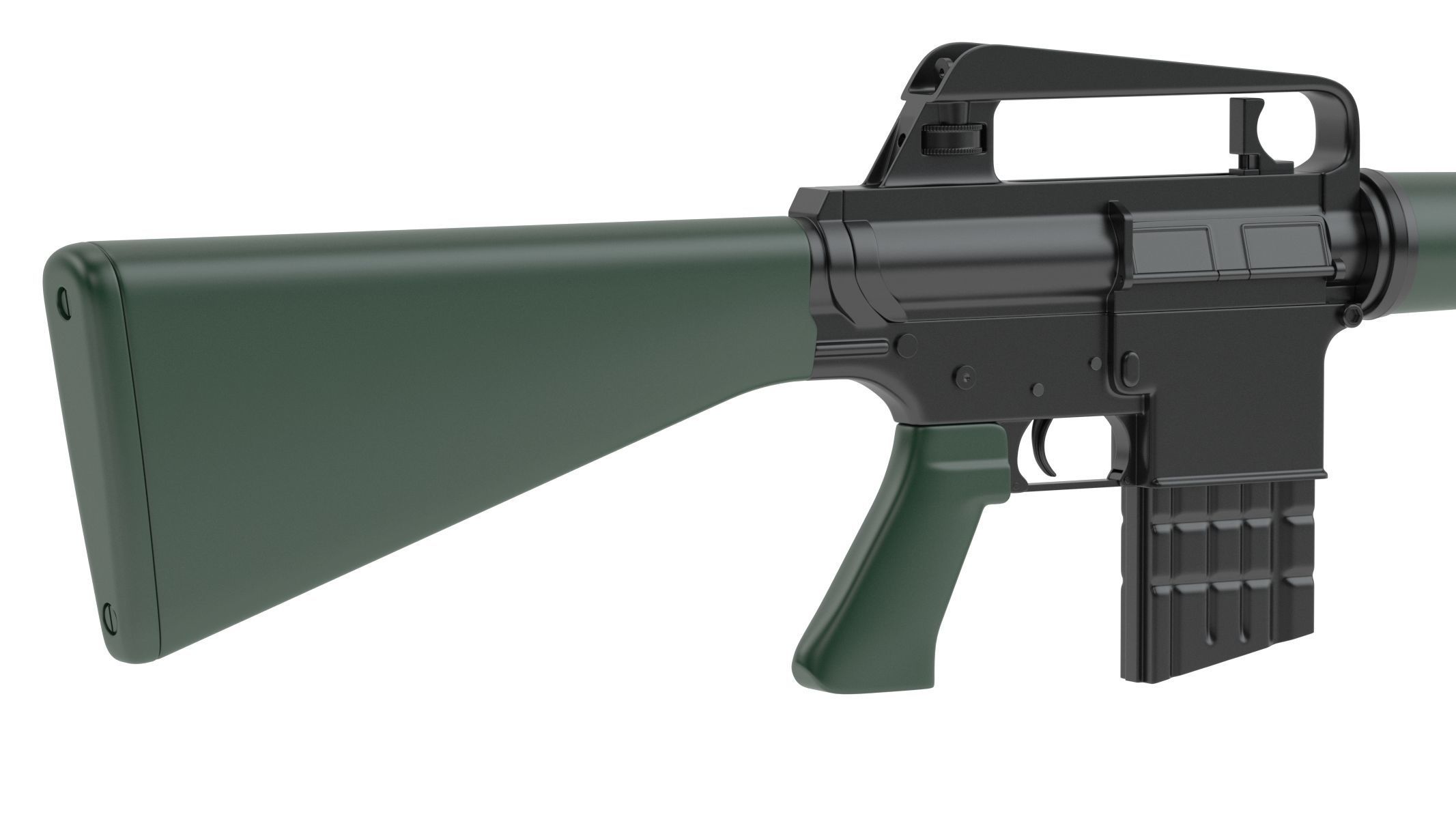ArmaLite AR-10 3D model_5