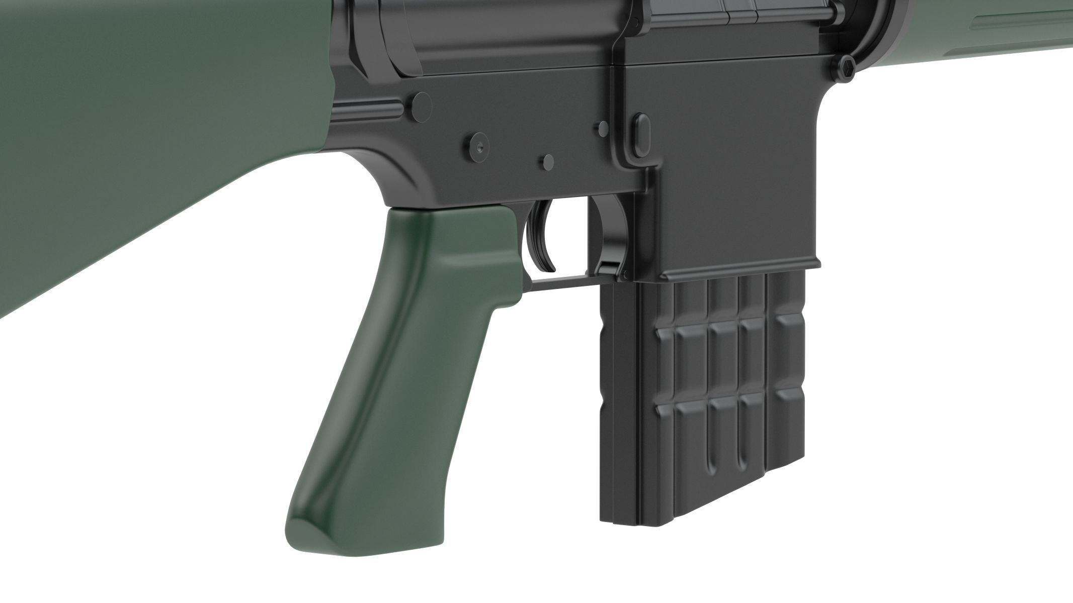 ArmaLite AR-10 3D model_8