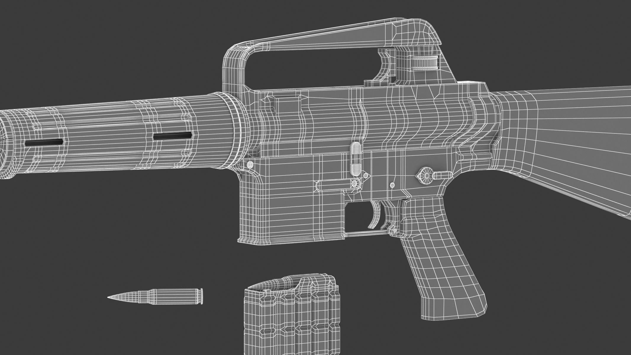 ArmaLite AR-10 3D model_19