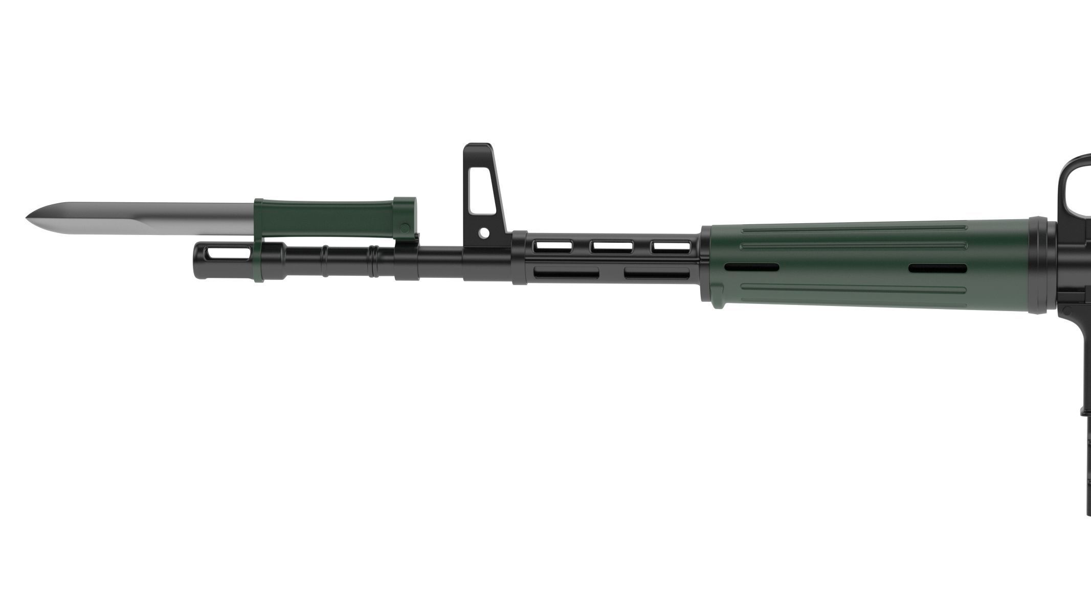 ArmaLite AR-10 3D model_6