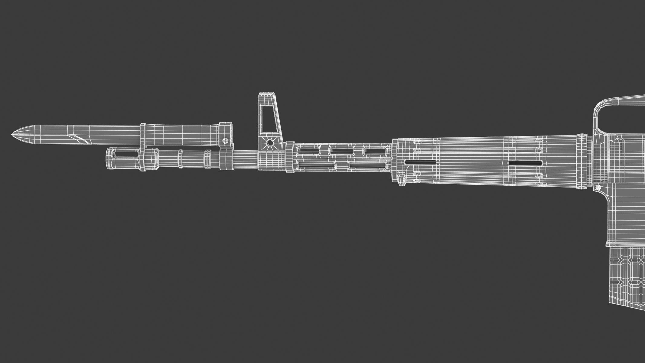 ArmaLite AR-10 3D model_16