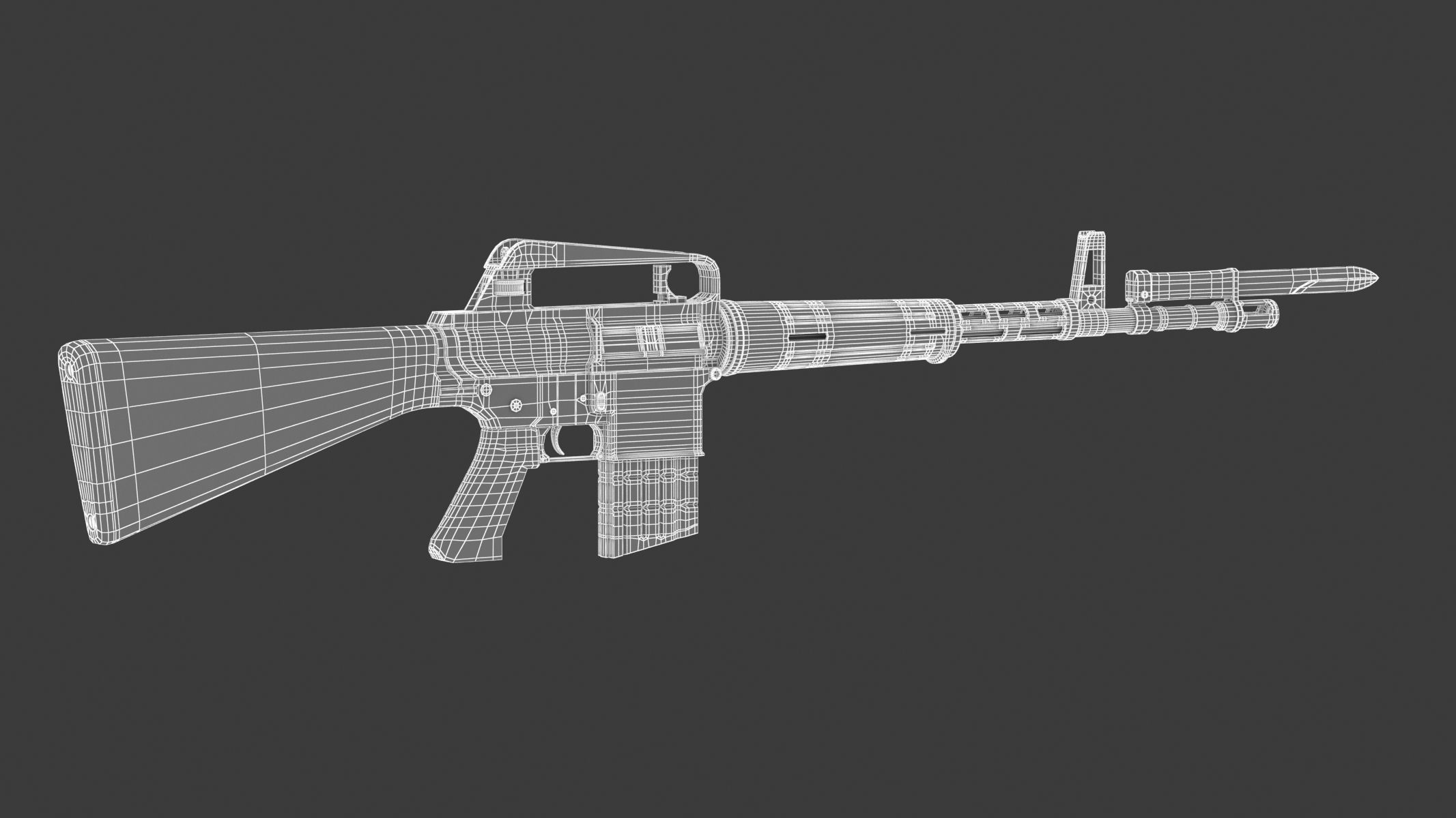 ArmaLite AR-10 3D model_10