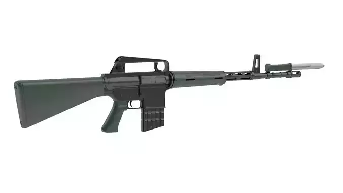 ArmaLite AR-10 3D model