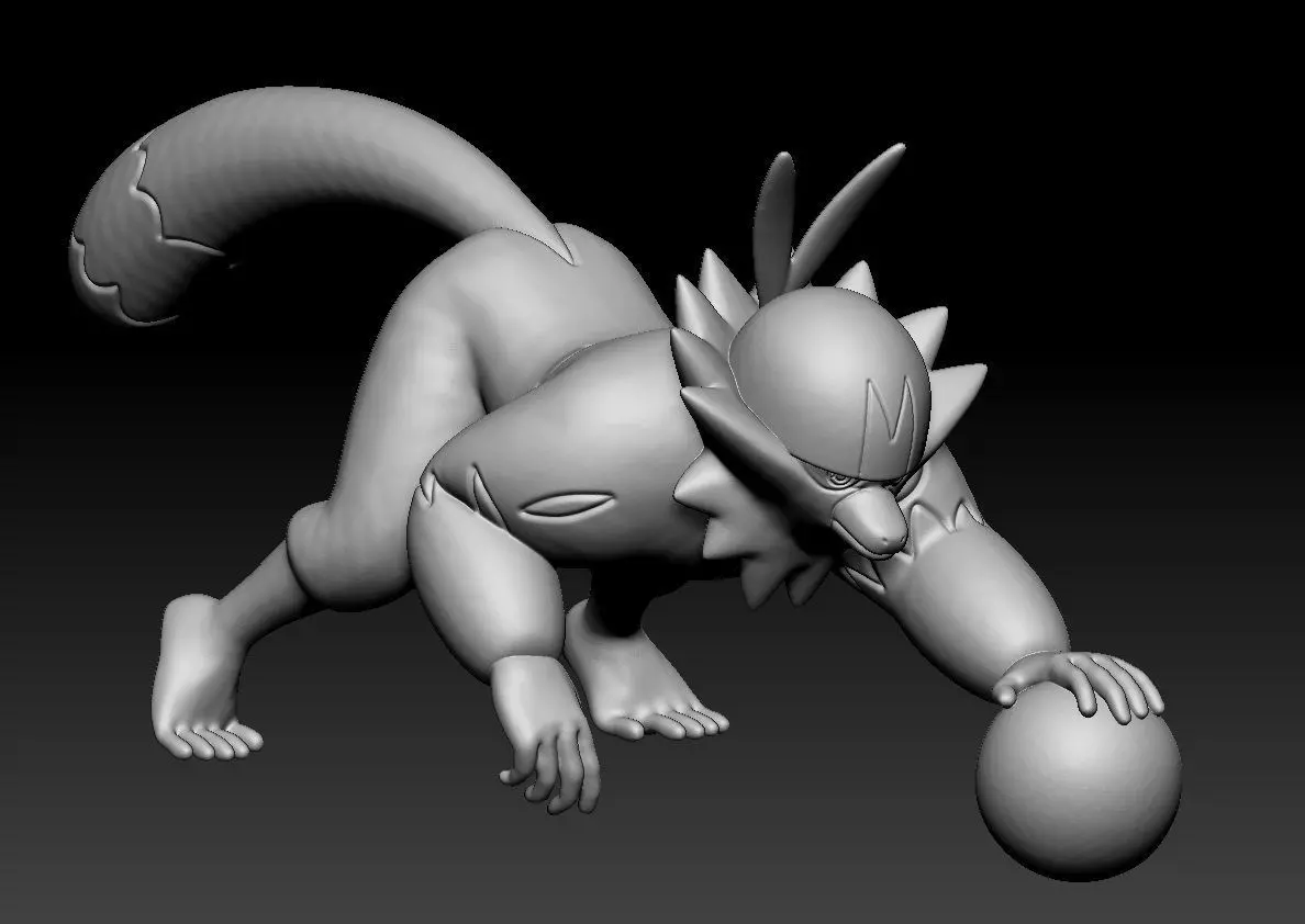 Pokemon Passimian 3D print model_0