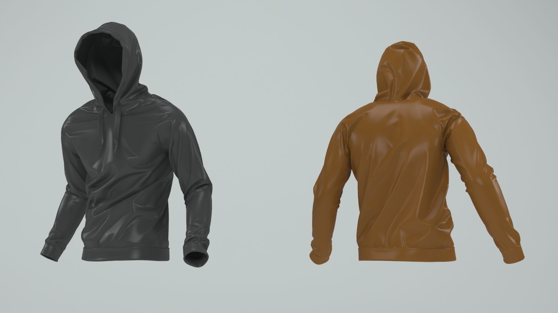 hoodie sweatshirt 3D model_4