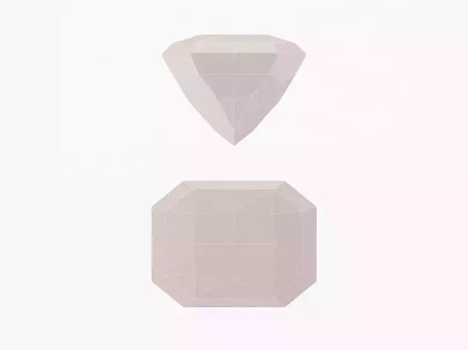 RADIANT Cut Diamond - 3D Printable