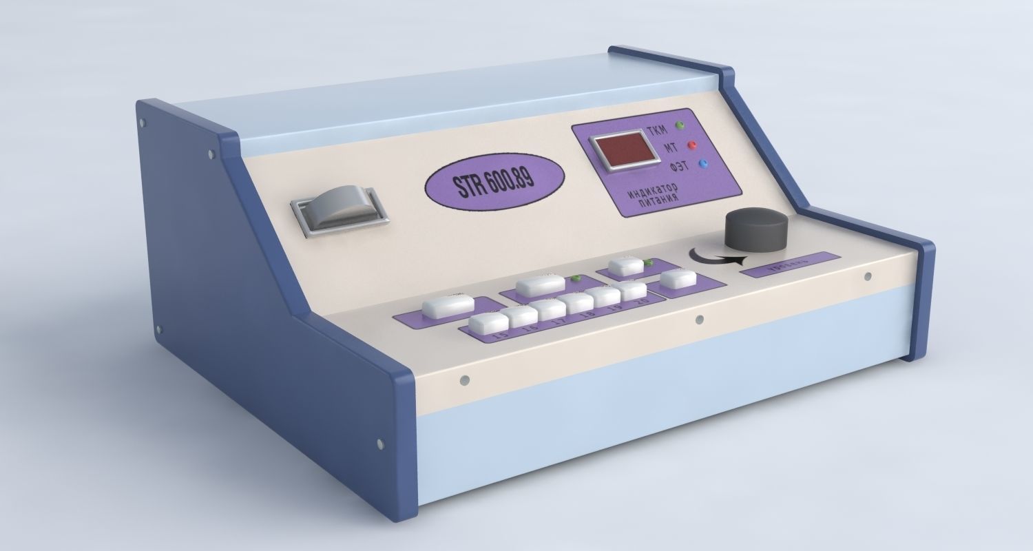 Medical set wheelchair 3D model_55