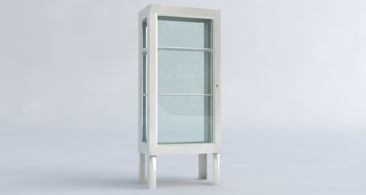 Medical set wheelchair 3D model_35