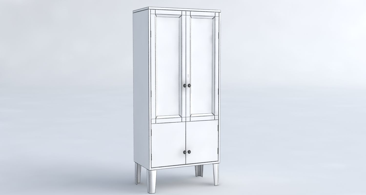 Medical set wheelchair 3D model_40