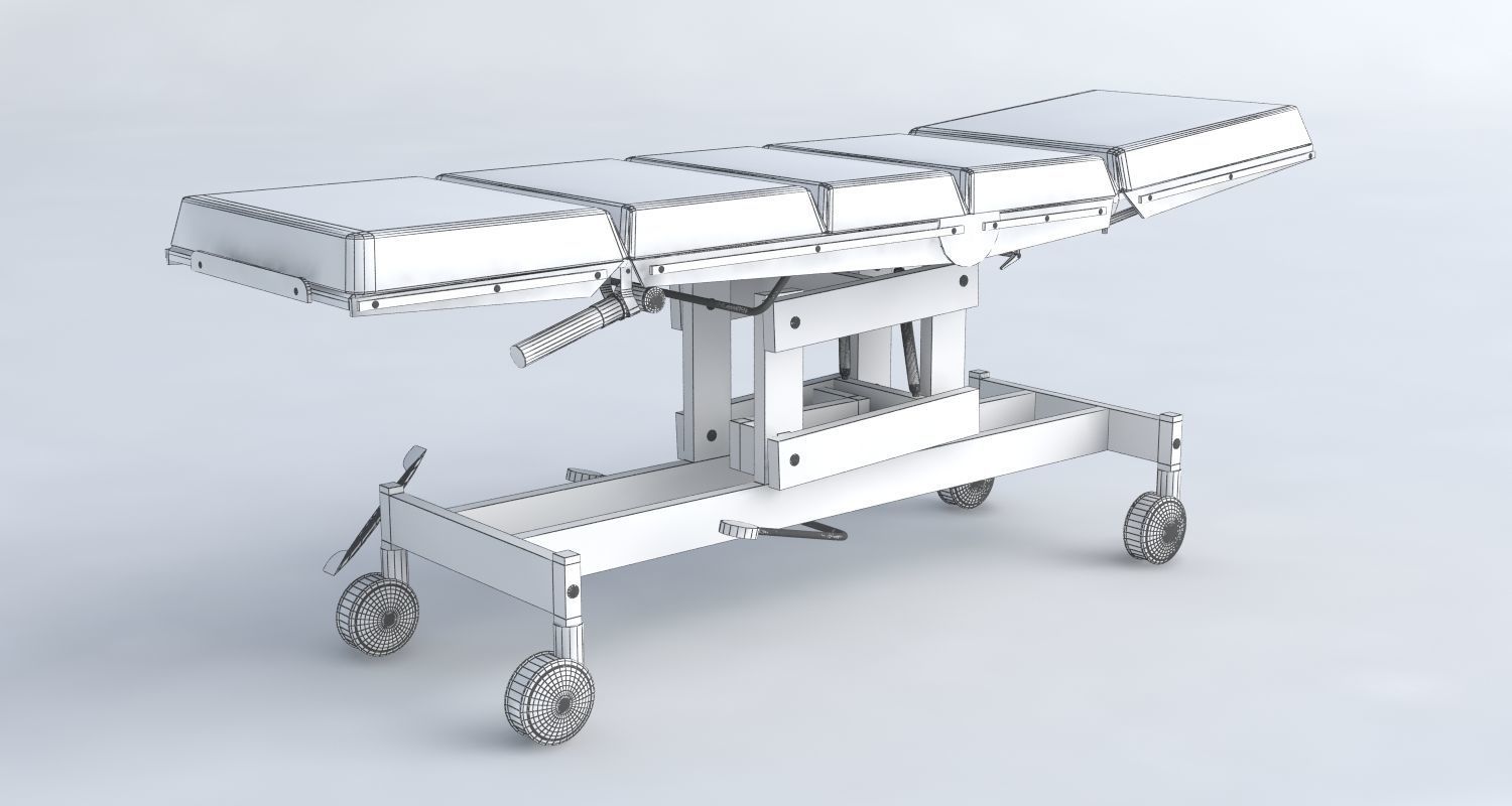 Medical set wheelchair 3D model_14