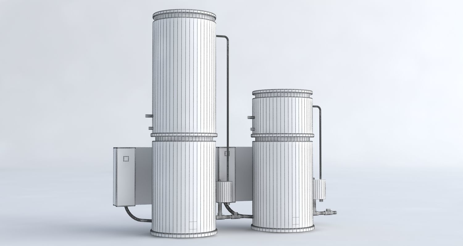 Medical set wheelchair 3D model_2