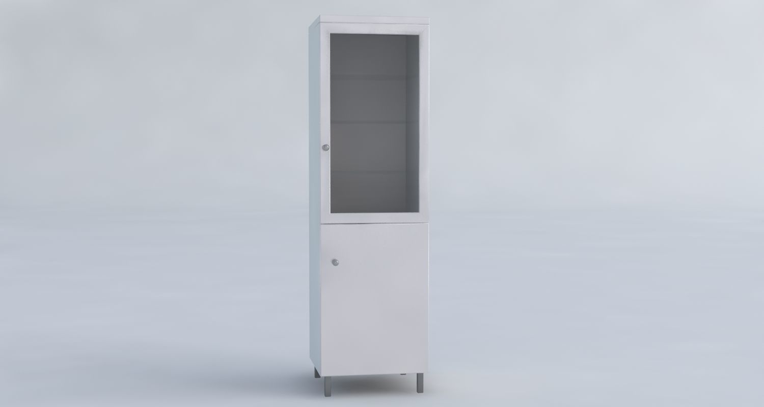 Medical set wheelchair 3D model_37