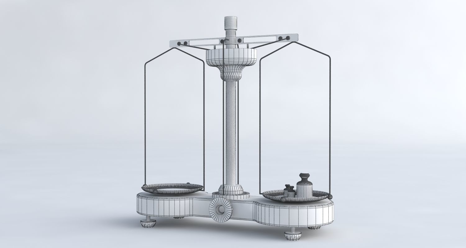 Medical set wheelchair 3D model_58