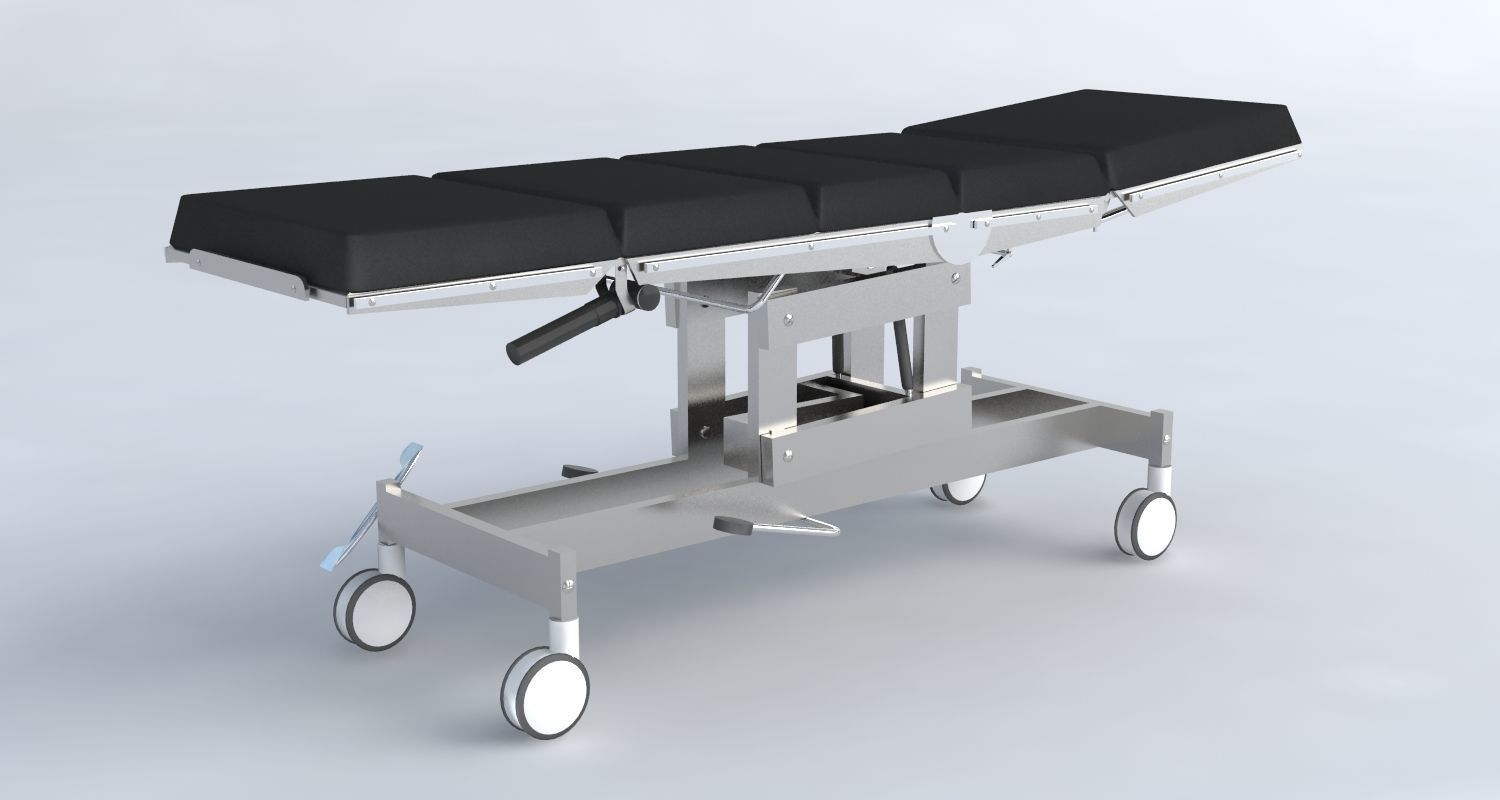 Medical set wheelchair 3D model_13