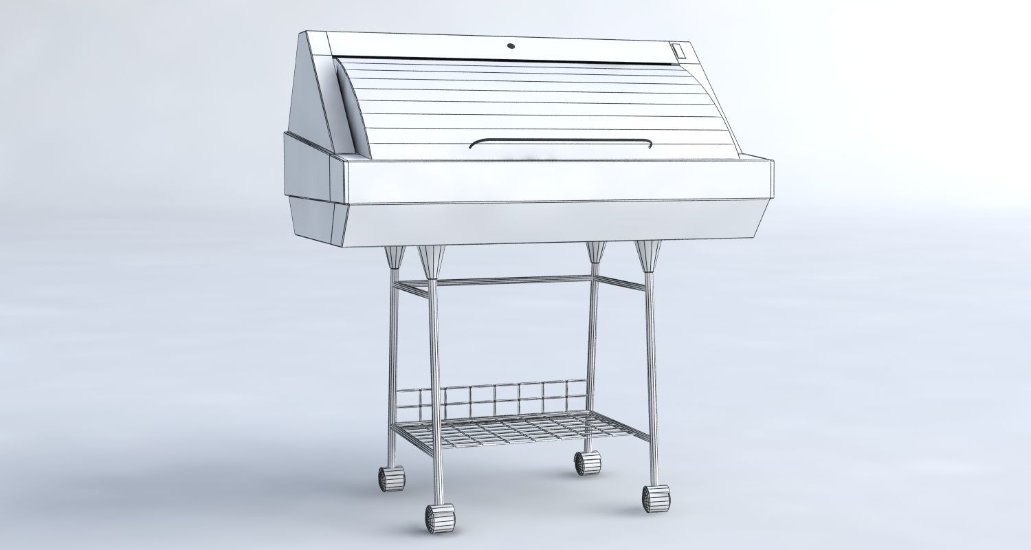 Medical set wheelchair 3D model_44