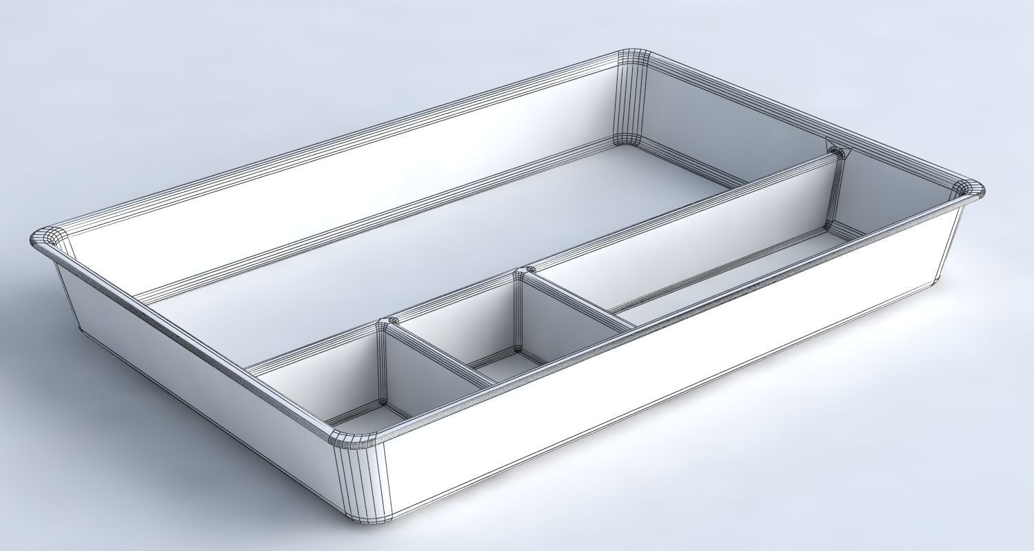 Medical set wheelchair 3D model_4