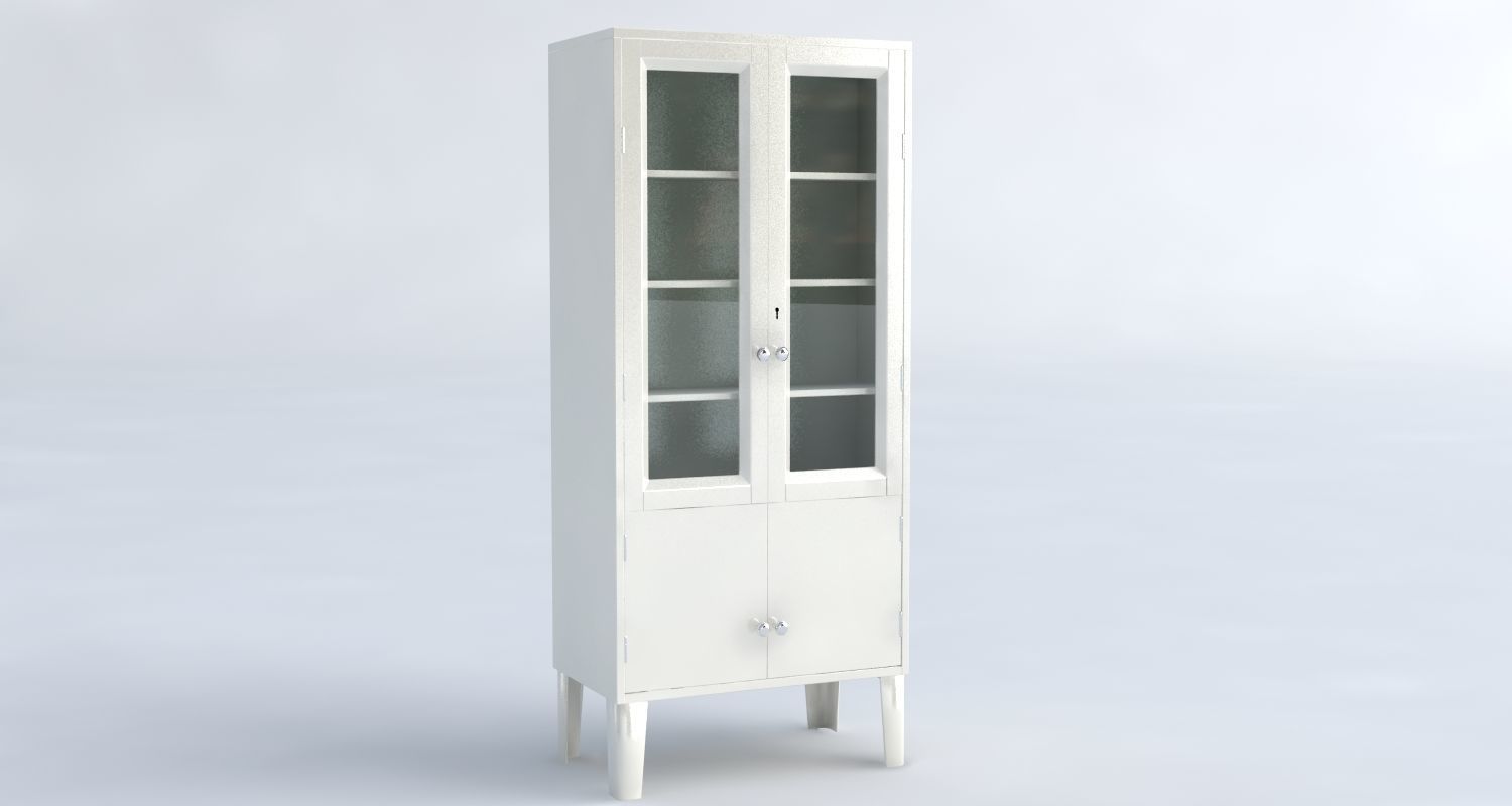 Medical set wheelchair 3D model_39