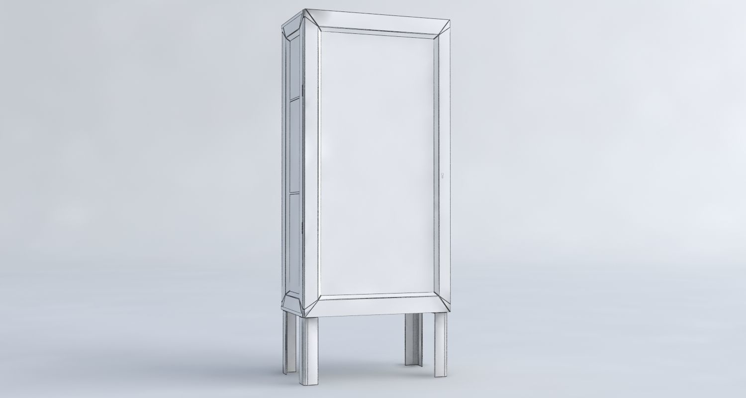 Medical set wheelchair 3D model_36