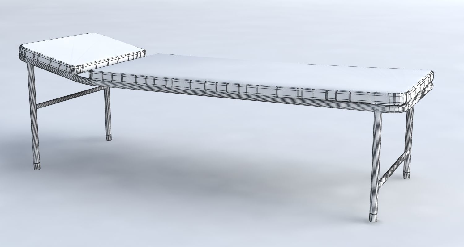 Medical set wheelchair 3D model_54