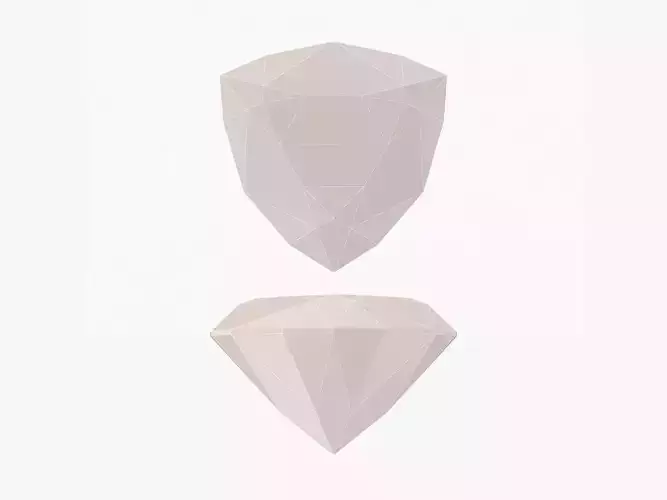 TRILLION Cut Diamond - 3D Printable