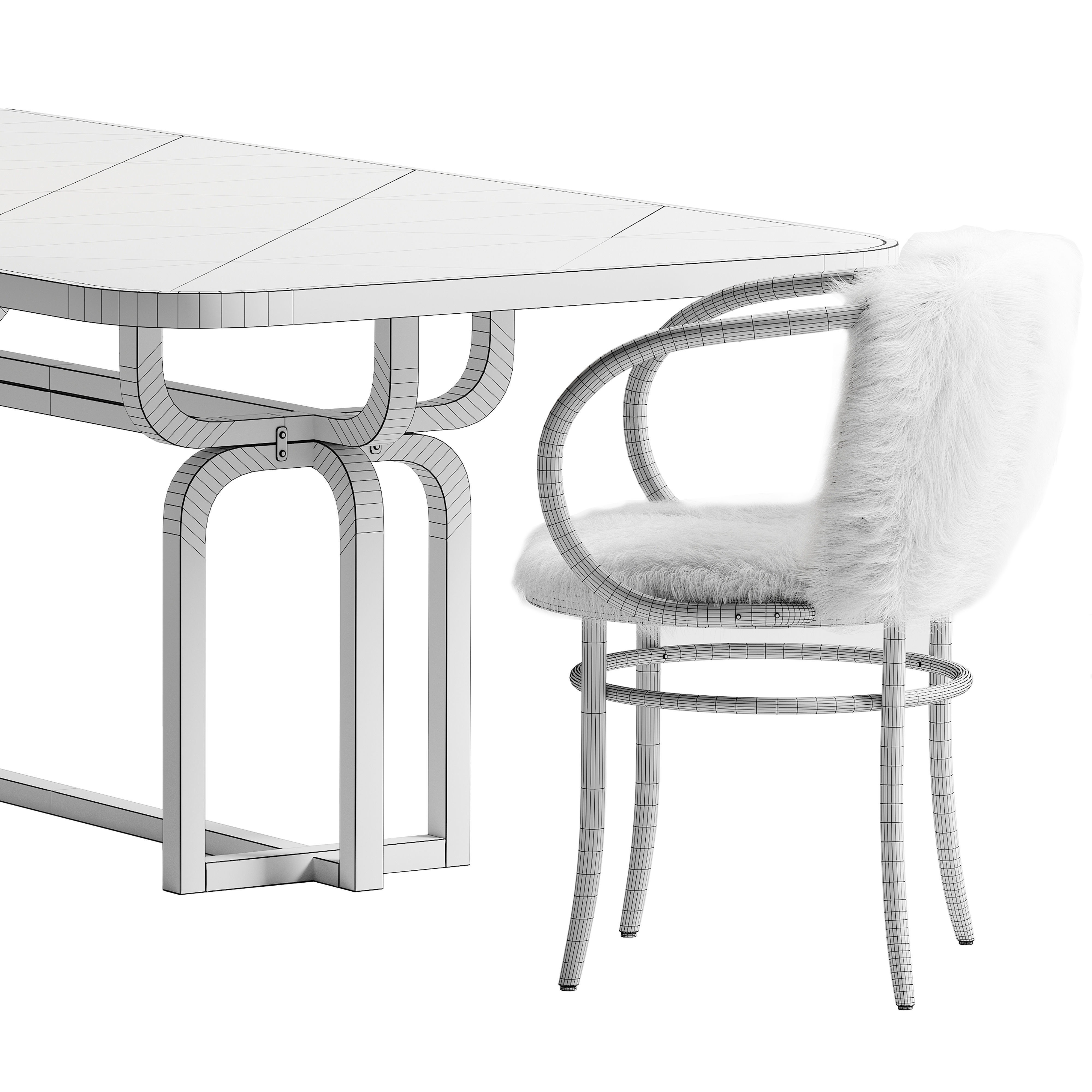 WIENER STUHL - CHRISTMAS EDITION 3D model_4