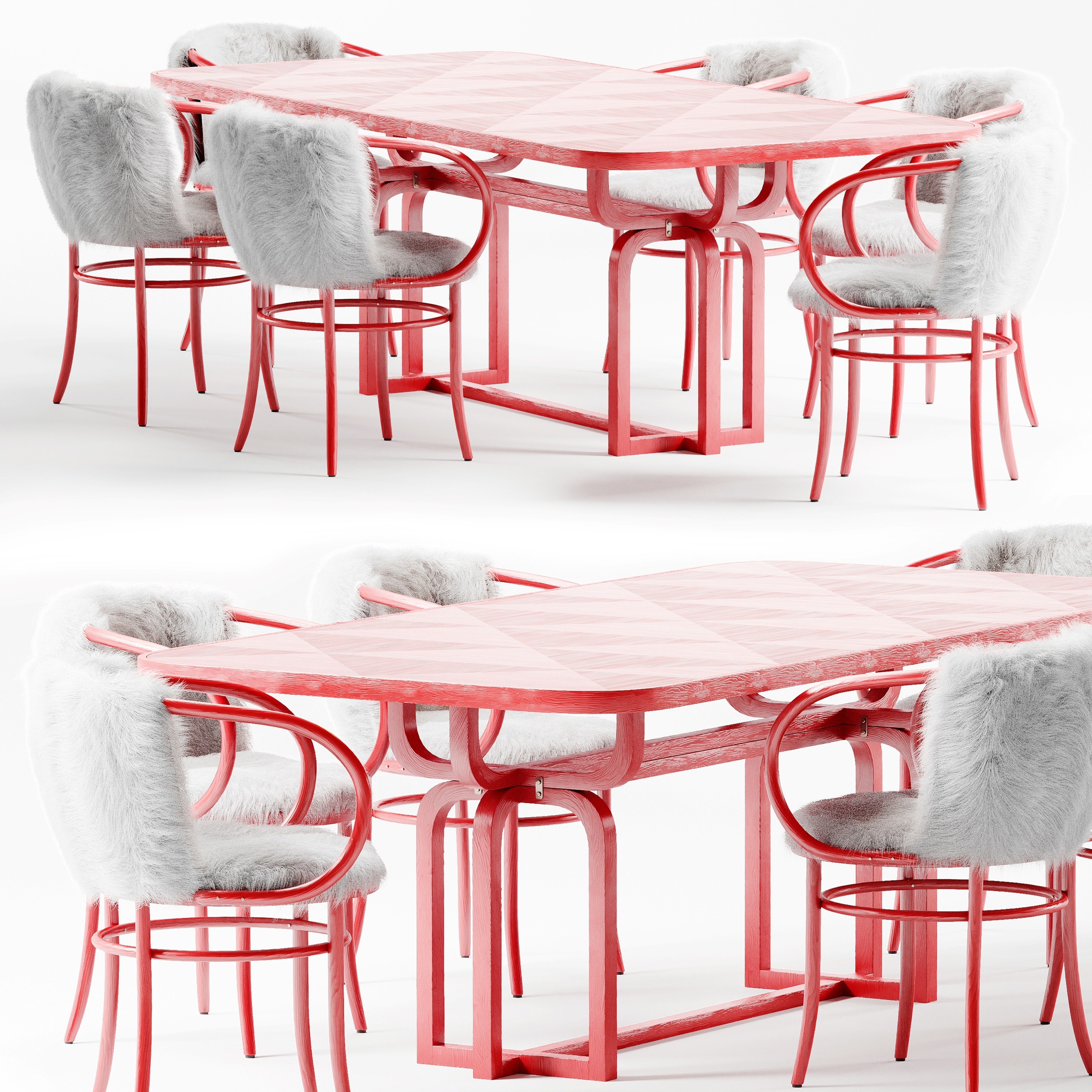 WIENER STUHL - CHRISTMAS EDITION 3D model_1