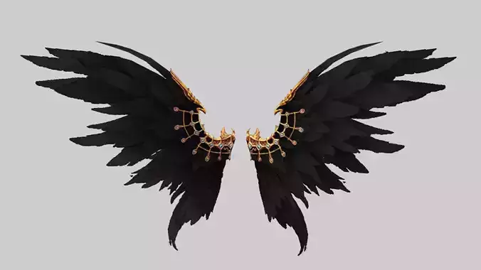 Futuristic Black Wing